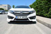 Honda Civic Sedan X 2016–2021 Rohové nadstavce predného nárazníka (na lakovanie) fotografia 5