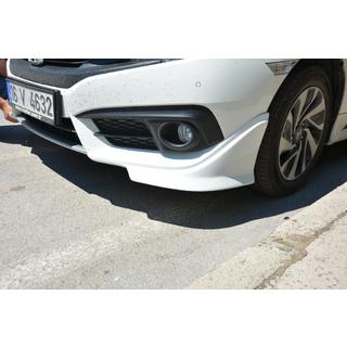Rohové nadstavce predného nárazníka (na lakovanie) Honda Civic Sedan X 2016–2021 fotografia 4