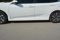Honda Civic Sedan X 2016–2021 Bočné prahy (na lakovanie) fotografia 3