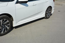 Honda Civic Sedan X 2016–2021 Bočné prahy (na lakovanie) fotografia 4