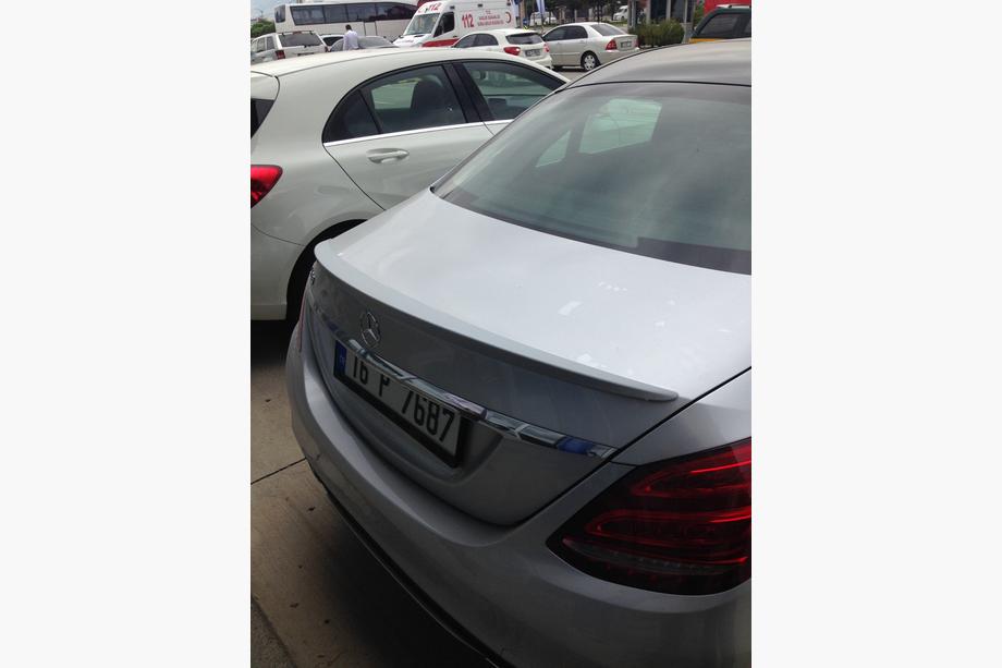Mercedes C-class W205 2014–2021 Spojler Meliset (na lakovanie) Image