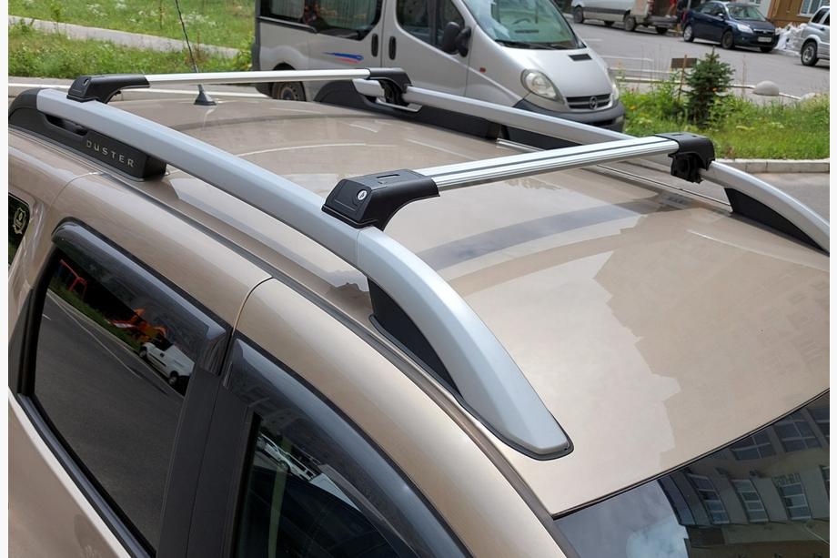 Renault Duster 2018–2024 Priečne nosníky na strešné lyžiny Skybar V1 (2 ks) Image