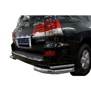 Zadné dvojité rohové ochranné oblúky (nerez) Lexus LX570/450d 2008–2022