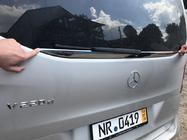 Mercedes Vito/V-trieda W447 2014– Lem zadného skla (malé sklo) nerez fotografia 6