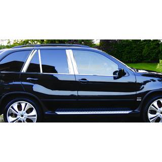 Lišty stĺpikov dverí (nerez) BMW X5 F15 2013–2018