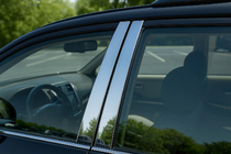 BMW X3 E83 2003–2010 Nerezové kryty stĺpikov dverí fotografia 1