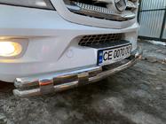 Mercedes Sprinter W906 2006–2018 Predná spodná ochranná rúra Shark (nerez) od 2013 fotografia 8