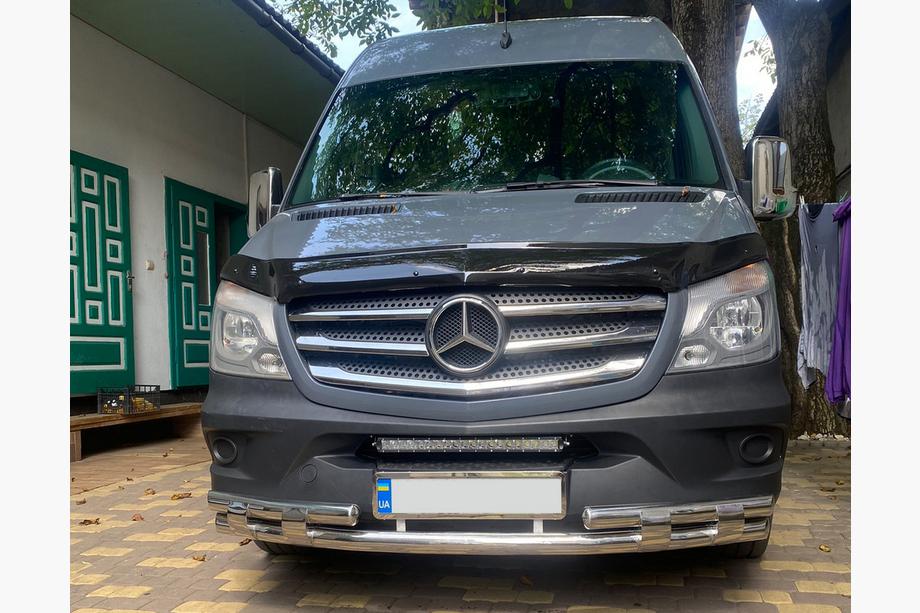 Mercedes Sprinter W906 2006–2018 Predná spodná ochranná rúra Shark (nerez) od 2013 Image