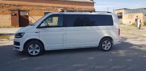 Volkswagen T6 2015–2024 Predný ochranný rám ST008 (nerez) 60 mm fotografia 2