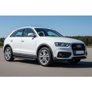 Bočné prahy Tayga Black (2 ks, hliník) Audi Q3 2011–2019 fotografia 1