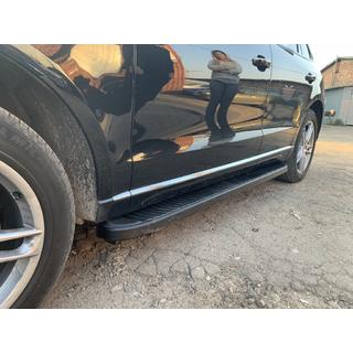 Bočné prahy Tayga Black (2 ks, hliník) Audi Q5 2008–2017 fotografia 2