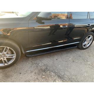 Bočné prahy Tayga Black (2 ks, hliník) Audi Q5 2008–2017 fotografia 3