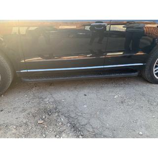 Bočné prahy Tayga Black (2 ks, hliník) Audi Q5 2008–2017 fotografia 4