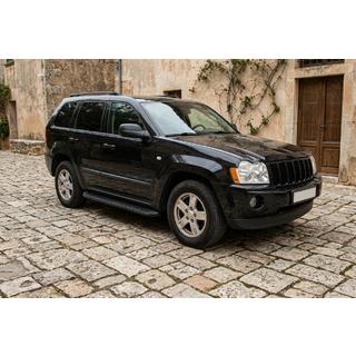 Bočné prahy Tayga Black (2 ks, hliník) Jeep Grand Cherokee WK 2004–2010 fotografia 1