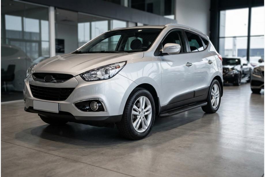 Hyundai IX-35 2010–2015 Bočné prahy Tayga Black (2 ks, hliník) Image