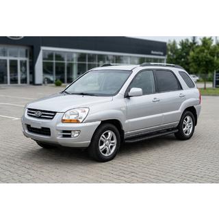 Bočné prahy Tayga Black (2 ks, hliník) Kia Sportage 2004–2010 fotografia 1