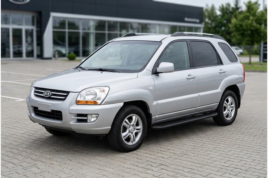 Kia Sportage 2004–2010 Bočné prahy Tayga Black (2 ks, hliník) Fotografia 1