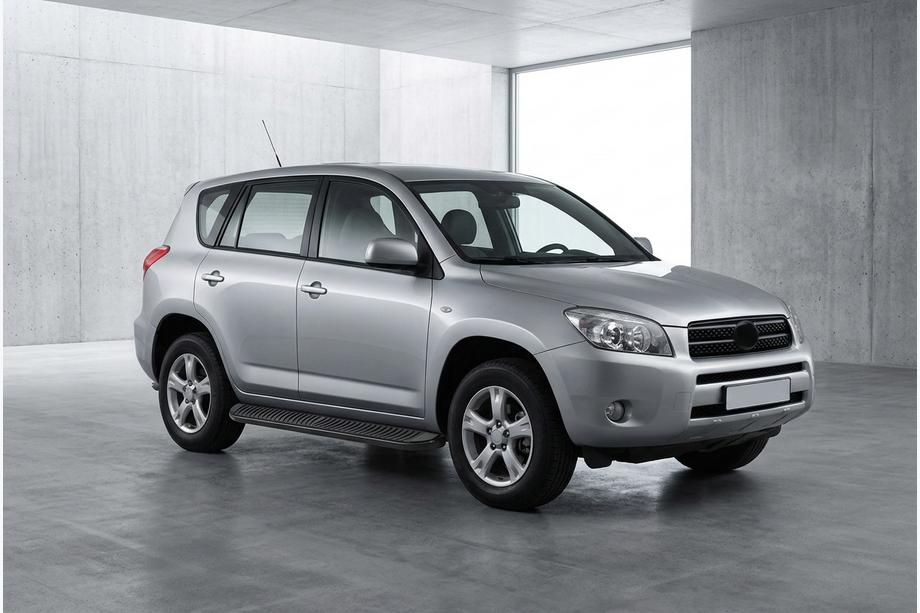 Toyota Rav 4 2006–2013 Bočné prahy Tayga Black (2 ks, hliník) Image