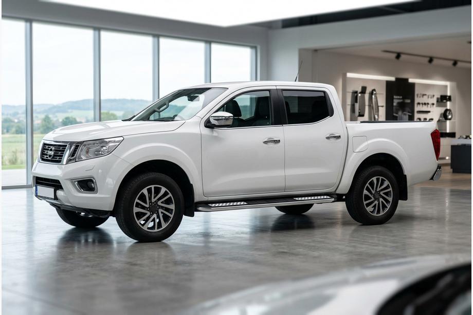 Nissan Navara/NP300 2016– Bočné nášľapy Tayga V2 (2 ks, hliník) Fotografia 1