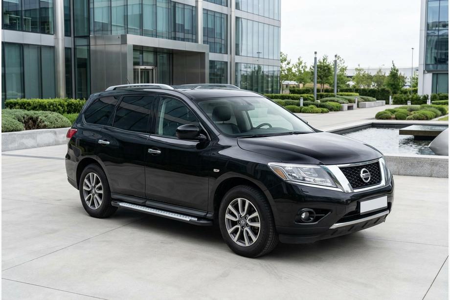 Nissan Pathfinder R52 2012–2021 Bočné nášľapy Allmond Grey (2 ks, hliník) Image