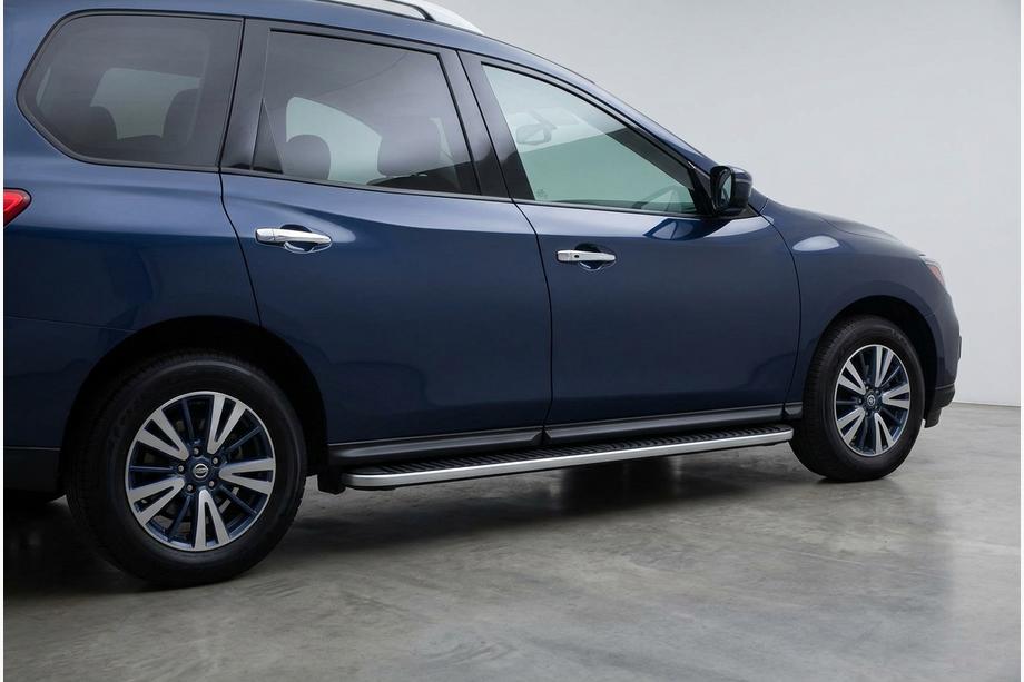 Nissan Pathfinder R52 2012–2021 Bočné nášľapy Tayga Grey (2 ks, hliník) Image