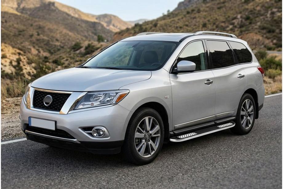 Nissan Pathfinder R52 2012–2021 Bočné prahy Tayga V2 (2 ks, hliník) Image
