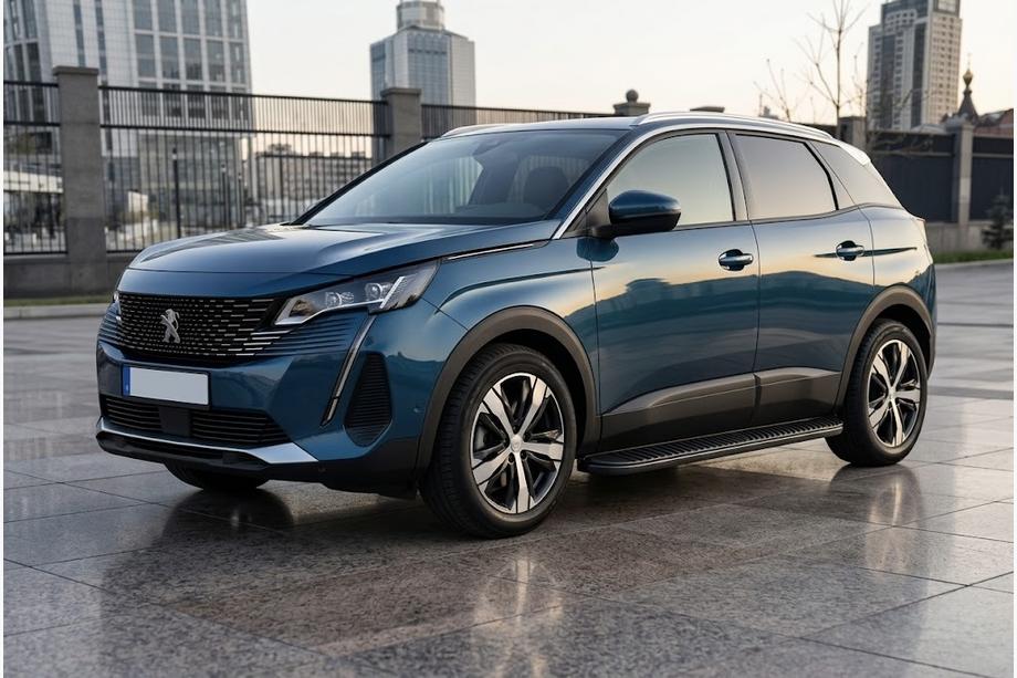 Peugeot 3008 2016–2023 Bočné nášľapy Tayga Black (2 ks, hliník) Image
