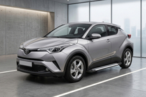 Toyota C-HR 2016–2023 Bočné nášľapy Line (2 ks, hliník) fotografia 1