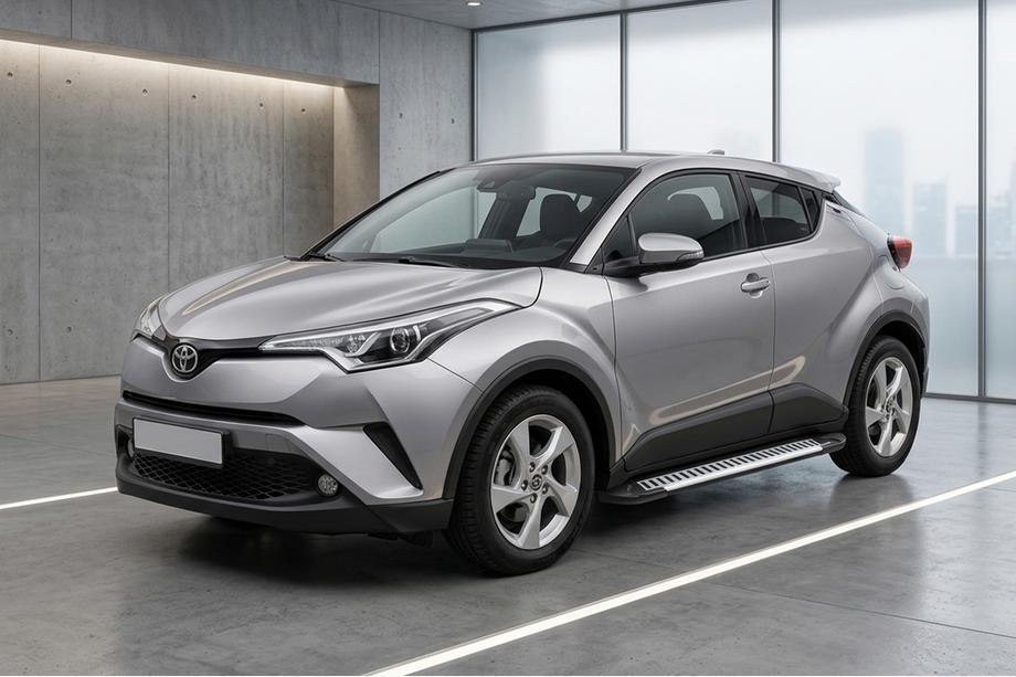 Toyota C-HR 2016–2023 Bočné nášľapy Line (2 ks, hliník) Image