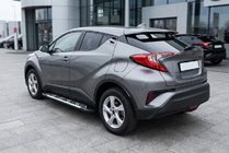 Toyota C-HR 2016–2023 Bočné nášľapy Sunrise (2 ks, hliník) fotografia 1