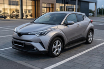 Toyota C-HR 2016–2023 Bočné nášľapy Tayga Black (2 ks, hliník) fotografia 1