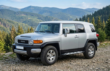 Toyota FJ Cruiser 2006–2022 Bočné nášľapy Sunrise (2 ks, hliník) fotografia 1