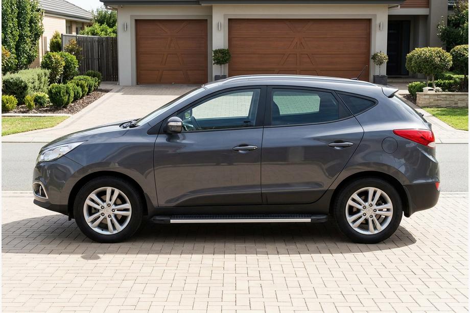 Hyundai IX-35 2010–2015 Bočné prahy Maya V1 (2 ks, hliník) Image