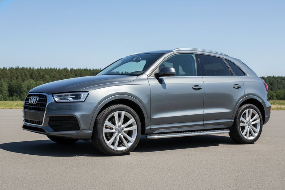 Audi Q3 2011–2019 Bočné nášľapy Maydos V2 (2 ks, hliník/nehrdzavejúca oceľ) Image