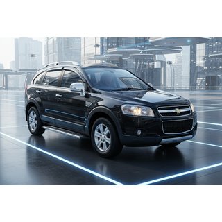 Bočné prahy Maydos V2 (2 ks, hliník / nehrdzavejúca oceľ) Chevrolet Captiva 2006–2019 fotografia 1