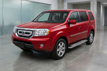 Honda Pilot 2008–2015 Bočné nášľapy Maydos V2 (2 ks, hliník/nehrdzavejúca oceľ) fotografia 1