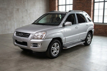 Kia Sportage 2004–2010 Bočné nášľapy Maydos V2 (2 ks, hliník/nehrdzavejúca oceľ) fotografia 1