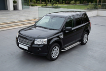 Land Rover Freelander II 2006–2014 Bočné nášľapy Maydos V2 (2 ks, hliník/nehrdzavejúca oceľ) fotografia 1