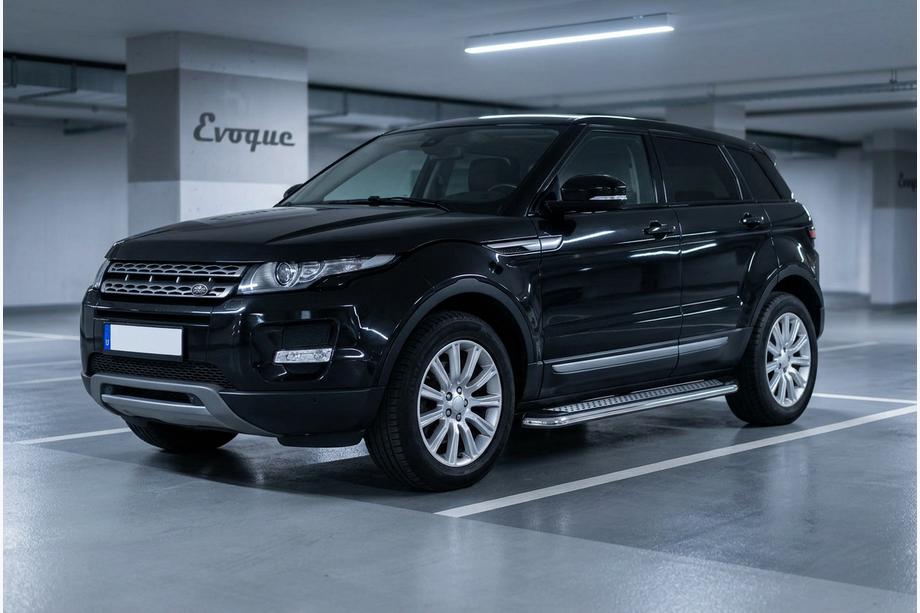 Range Rover Evoque 2012–2018 Bočné nášľapy Maydos V2 (2 ks, hliník/nehrdzavejúca oceľ) Image