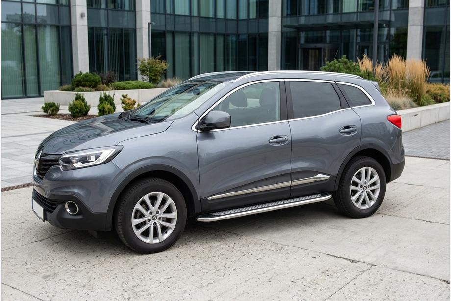 Renault Kadjar 2015–2022 Bočné nášľapy Maydos V2 (2 ks, hliník/nehrdzavejúca oceľ) Image