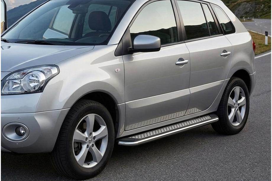 Renault Koleos 2008–2016 Bočné nášľapy Maydos V2 (2 ks, hliník/nehrdzavejúca oceľ) Image