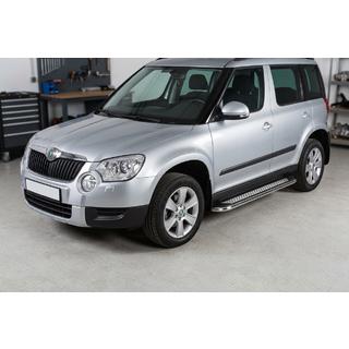 Bočné nášľapy Maydos V2 (2 ks, hliník/nehrdzavejúca oceľ) Skoda Yeti 2009–2017 fotografia 1