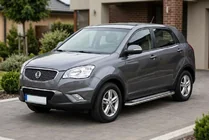 SsangYong Korando 2010–2019 Bočné nášľapy Maydos V2 (2 ks, hliník/nehrdzavejúca oceľ) fotografia 1