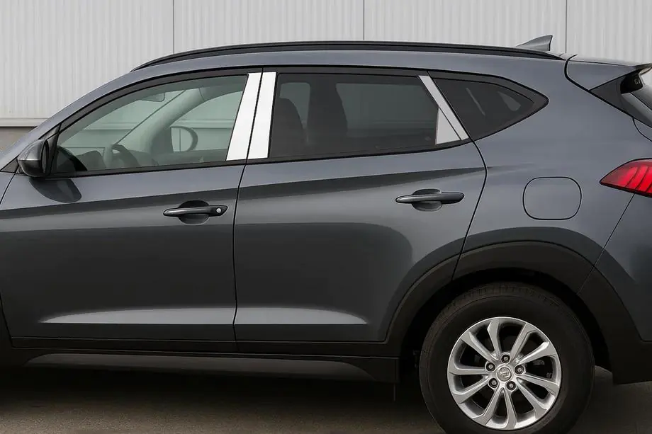 Hyundai Tucson TL 2016–2021 Kryty stĺpikov (nerez) Image