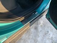 Toyota C-HR 2016–2023 Nerezové prahové lišty Nataniko (4 ks) fotografia 5