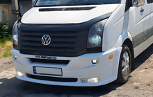 Volkswagen Crafter 2006–2016 Nadstavec na predný nárazník 2012↗ (Era rovný, na lakovanie) fotografia 5