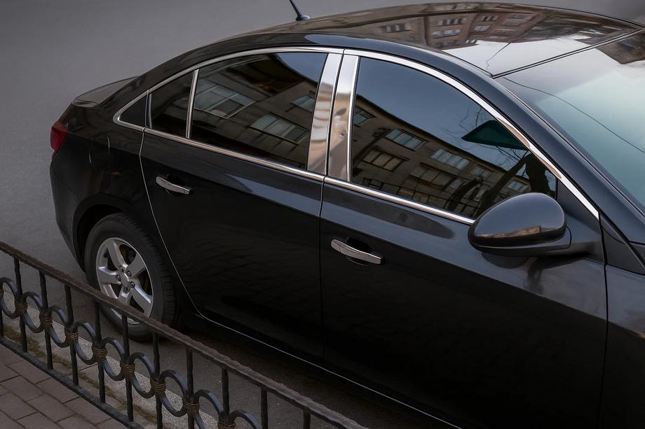 Chevrolet Cruze 2009–2015 Nerezové kryty dverových stĺpikov (6 ks) Image