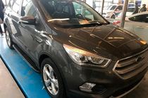 Ford Kuga/Escape 2013–2019 Bočné nášľapy Bosphorus Grey (2 ks, hliník) fotografia 9