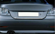 BMW 5. rad E60/E61 2003–2010 Nerezová lišta hrany kufra fotografia 4