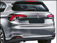 Fiat Tipo 2016– Ochranná lišta hrany kufra (nerez) HB, OmsaLine - talianska nehrdzavejúca oceľ fotografia 2
